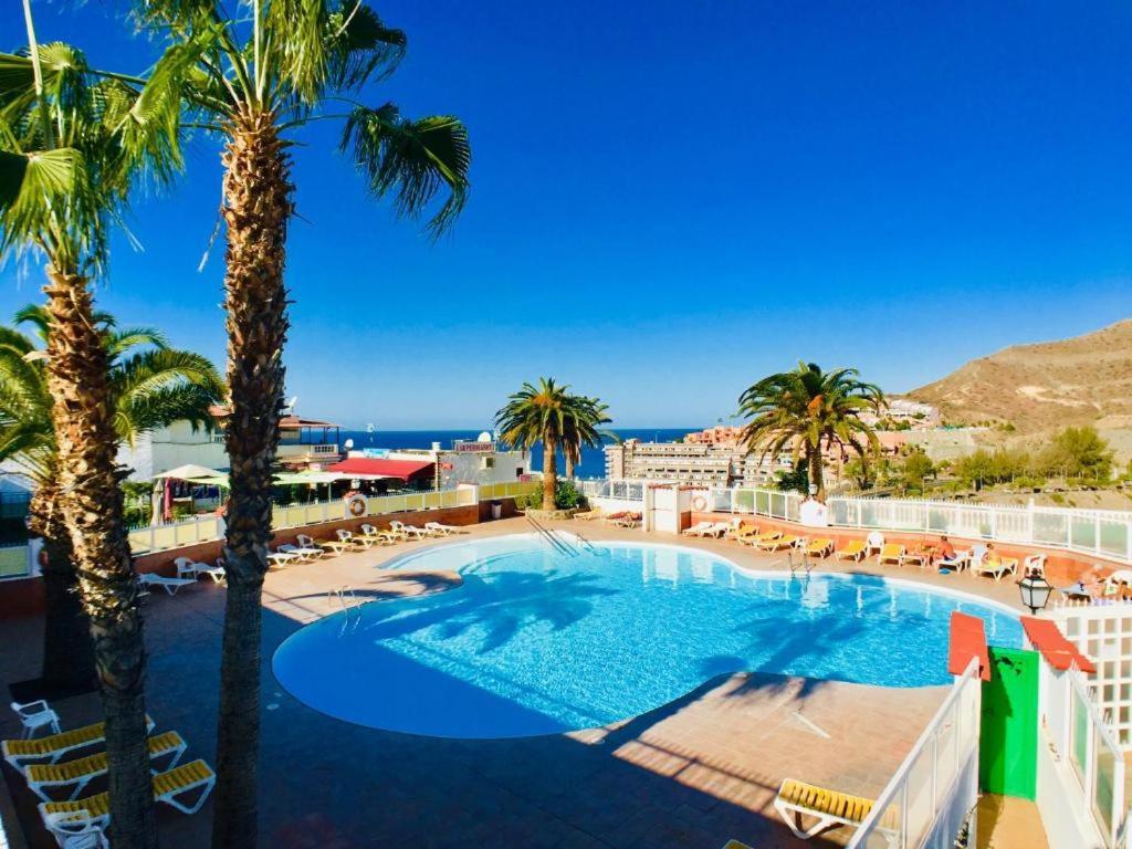 Ocean View Sunset Terrace - Near Anfi Del Mar Apartment Los Caideros Luaran gambar