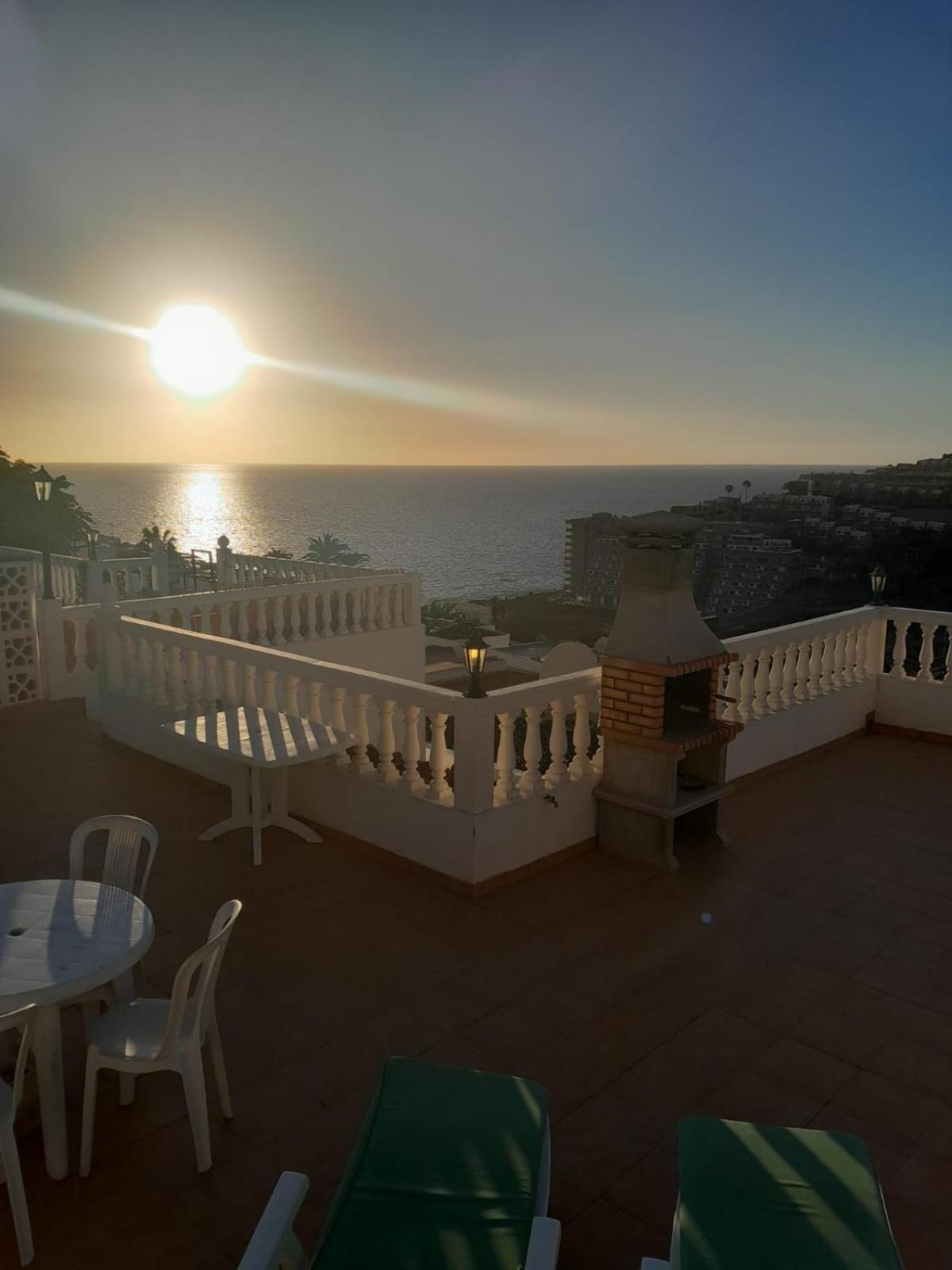 Ocean View Sunset Terrace - Near Anfi Del Mar Apartment Los Caideros Luaran gambar