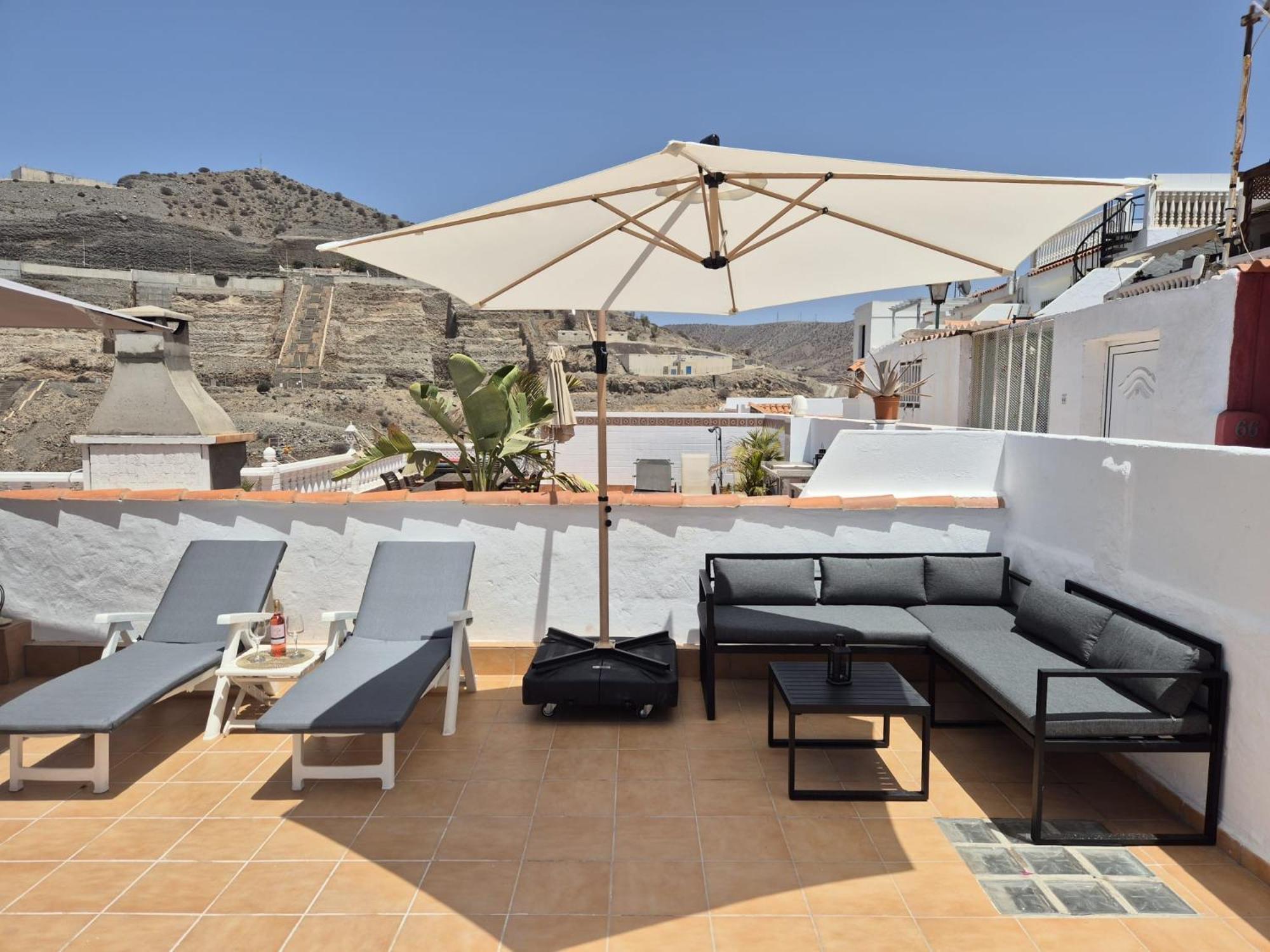 Ocean View Sunset Terrace - Near Anfi Del Mar Apartment Los Caideros Luaran gambar